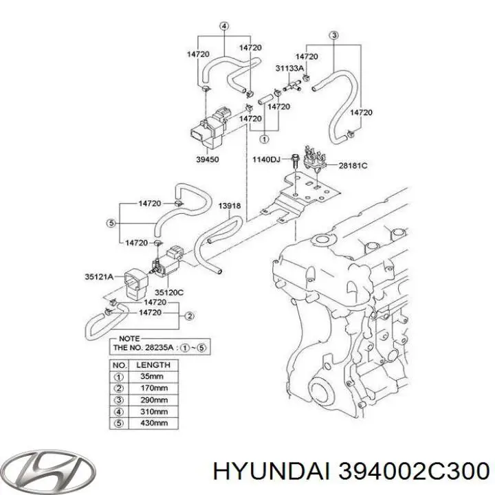 Válvula (actuador) De Control De Turbina para Hyundai I20 (GB)