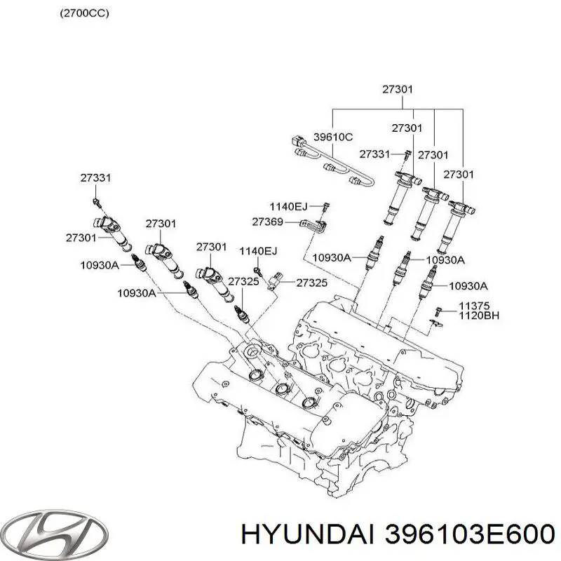 396103E600 Hyundai/Kia