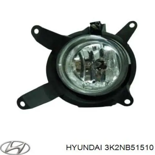 3K2NB51510 Hyundai/Kia faro antiniebla derecho