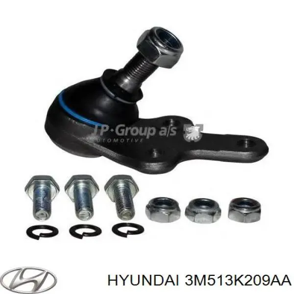 3M513K209AA Hyundai/Kia rótula de suspensión inferior