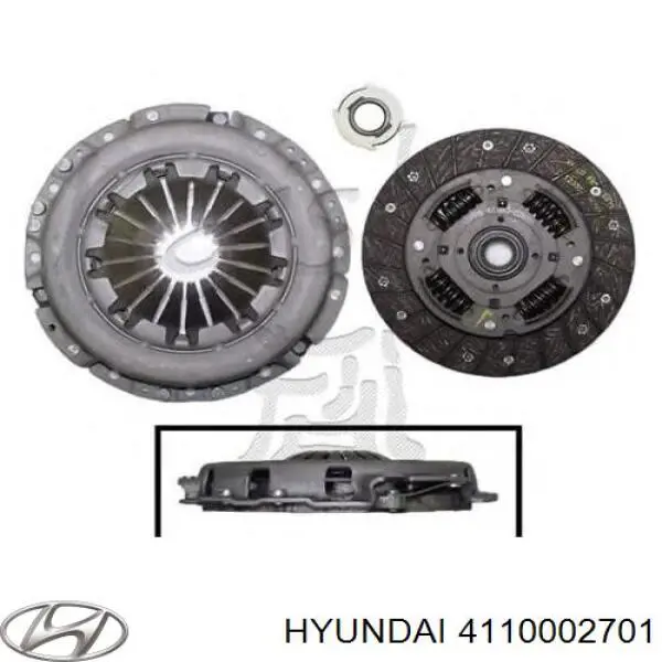 Disco de embrague KIA Picanto 2 TA