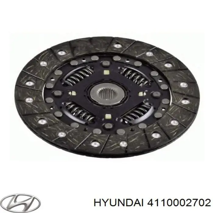 4110002702 Hyundai/Kia disco de embrague