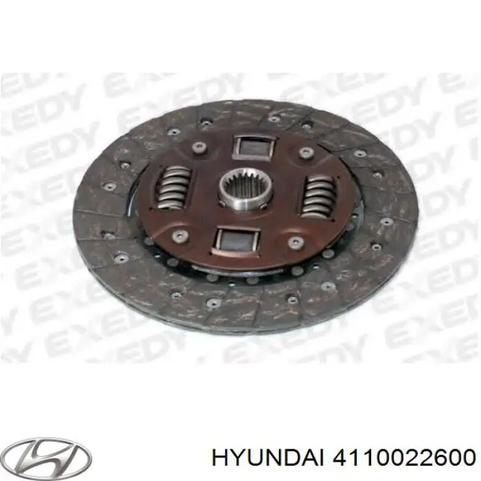 41100-22600 Hyundai/Kia disco de embrague