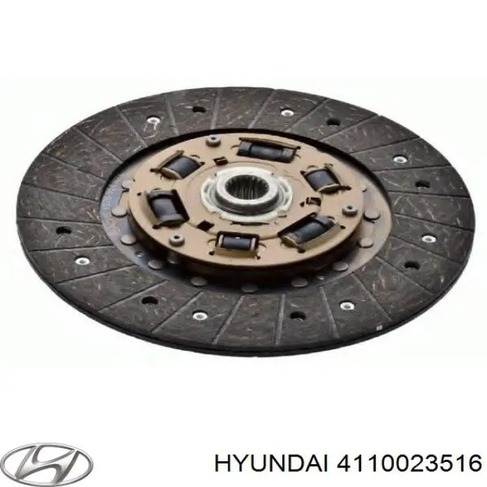 4110023516 Hyundai/Kia disco de embrague