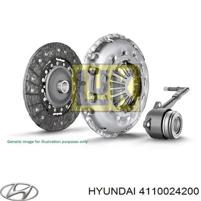 4110024200 Hyundai/Kia disco de embrague