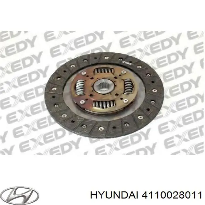 4110028011 Hyundai/Kia disco de embrague