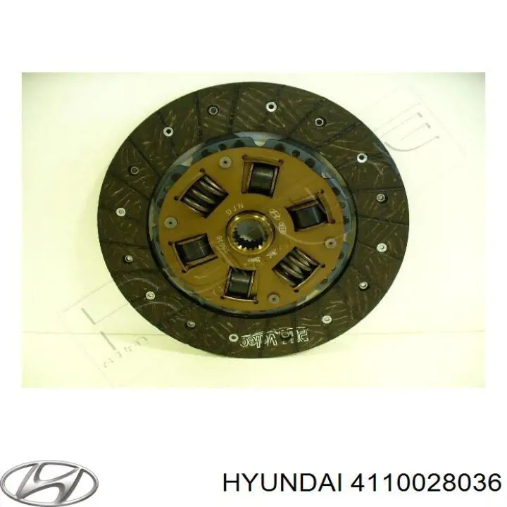 4110028036 Hyundai/Kia disco de embrague