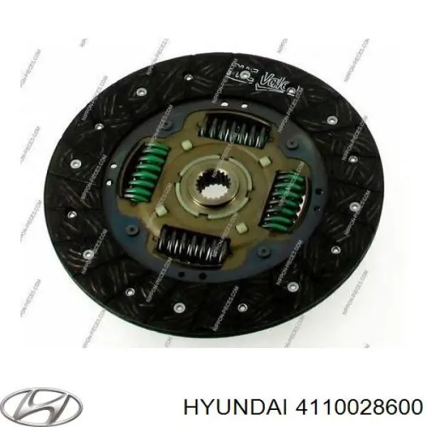 4110028600 Hyundai/Kia disco de embrague