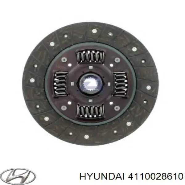 Disco de embrague 4110028610 Hyundai/Kia