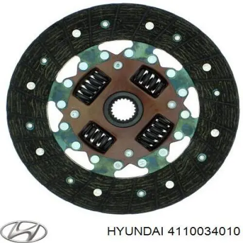 4110034010 Hyundai/Kia disco de embrague