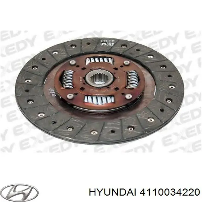 4110034220 Hyundai/Kia disco de embrague