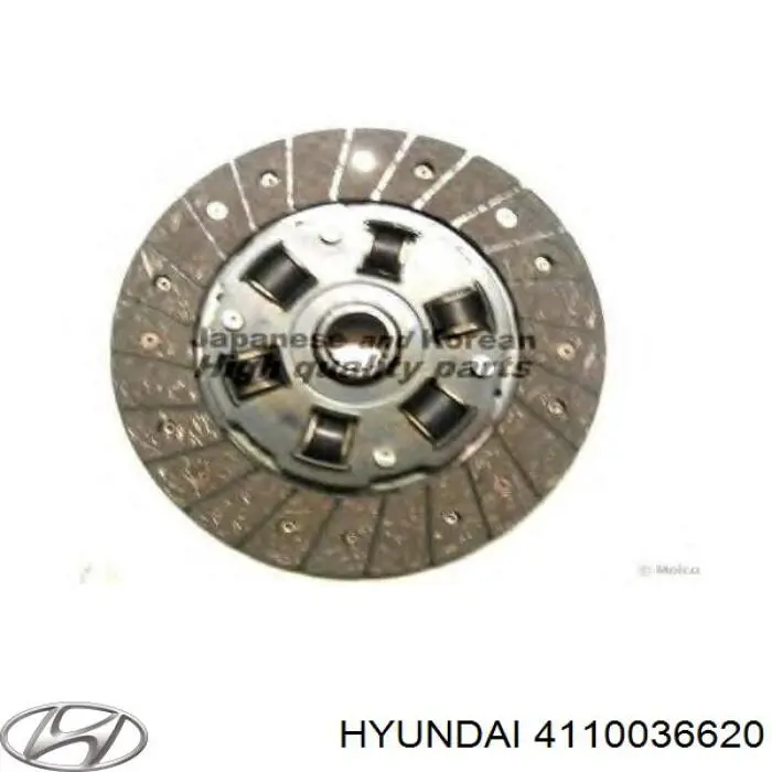 4110036620 Hyundai/Kia disco de embrague