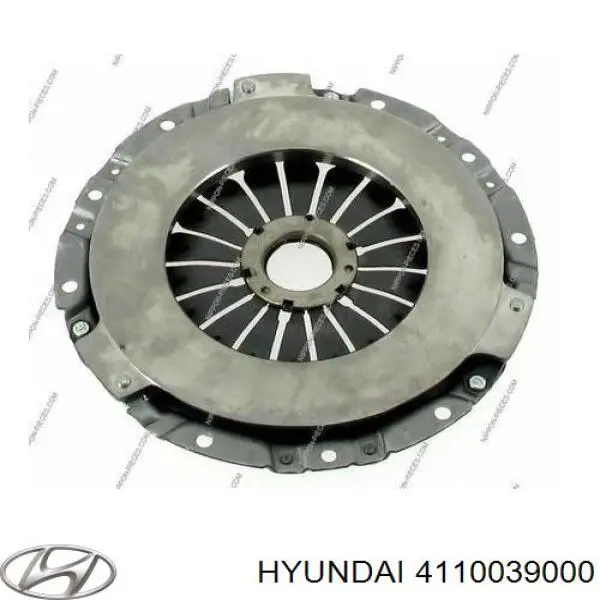 4110039000 Hyundai/Kia disco de embrague