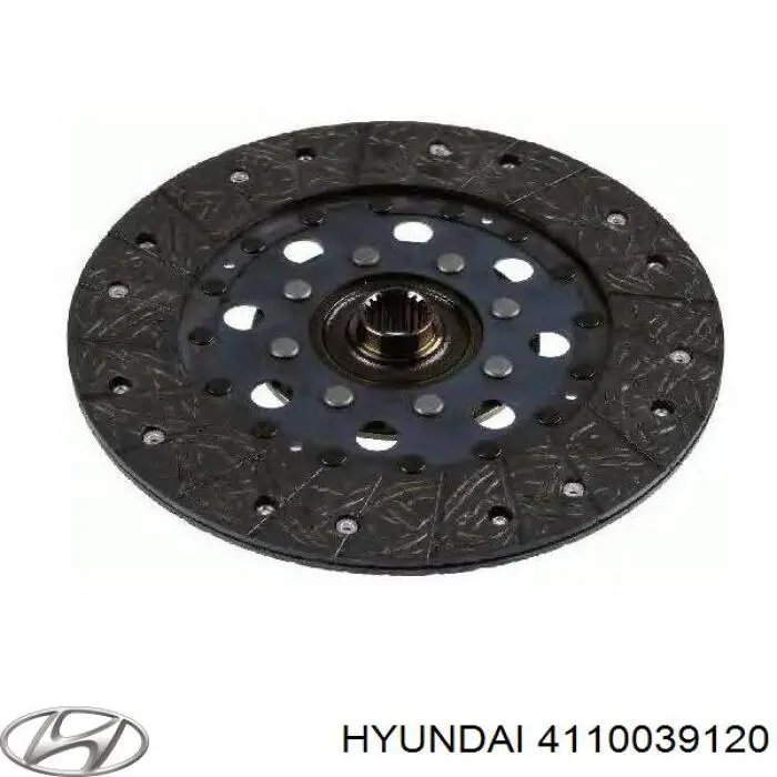 4110039120 Hyundai/Kia disco de embrague