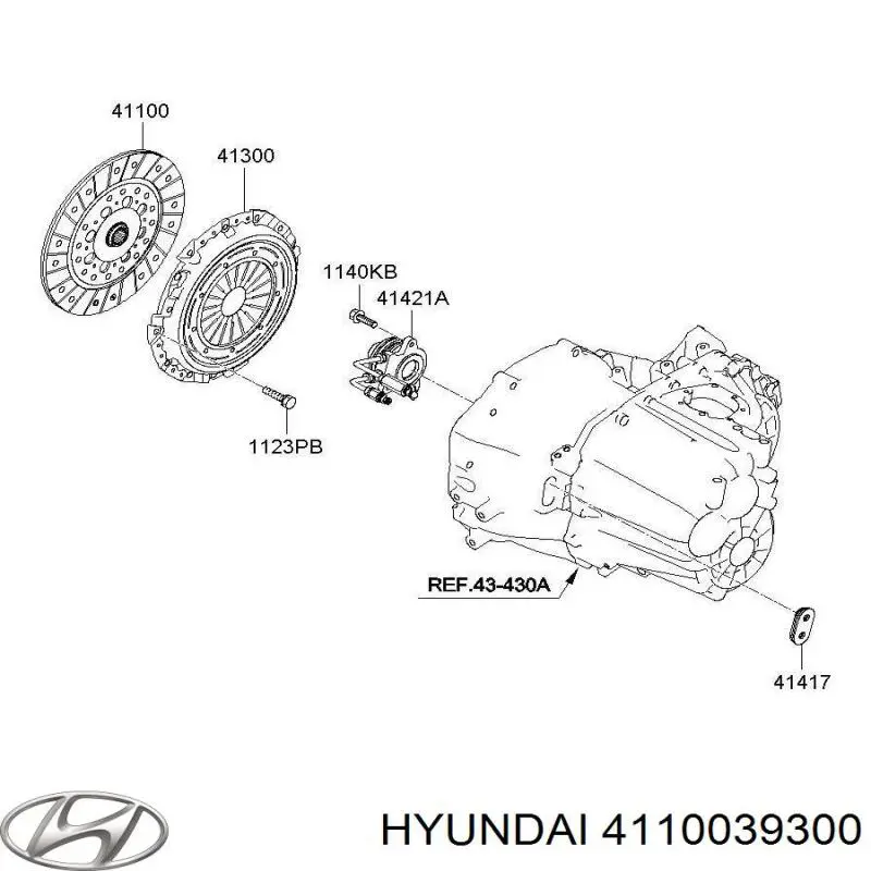 Disco de embrague Hyundai/Kia S4110039300 precio, desde 96,36 EUR