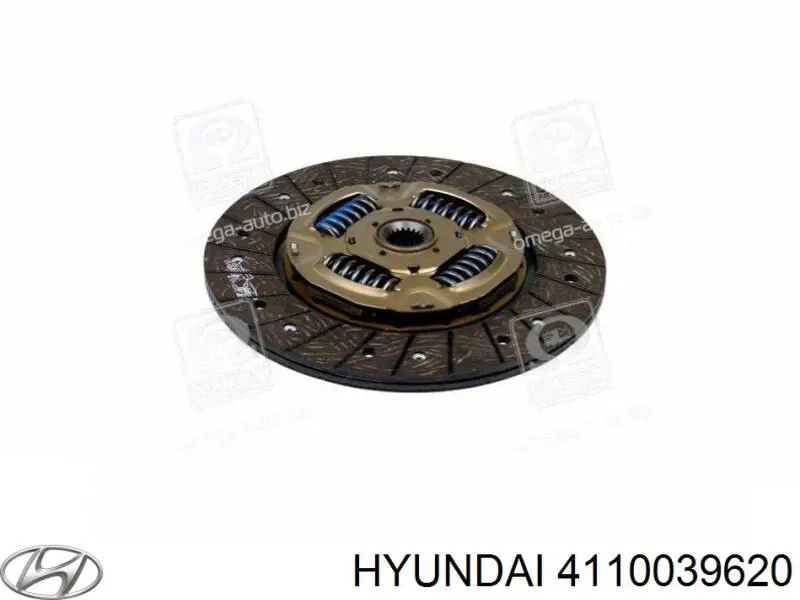 S4110039150 Hyundai/Kia Disco de embrague