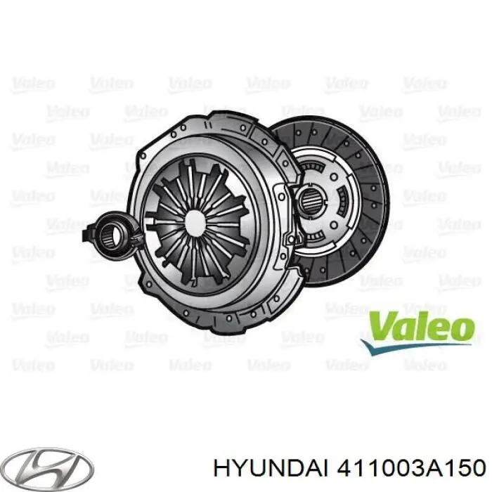 Disco de embrague Hyundai/Kia 411003A150 precio, desde 70,41 EUR
