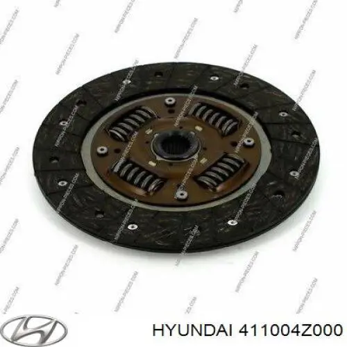 Disco de embrague 411004Z000 Hyundai/Kia
