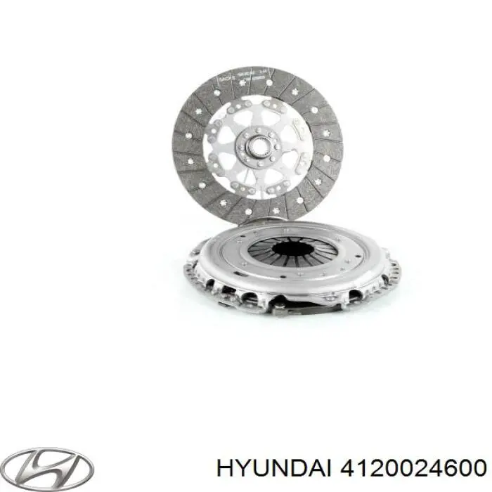 4120024600 Hyundai/Kia kit de embrague (3 partes)