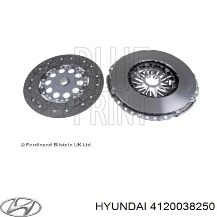 Kit de embrague Hyundai/Kia 4120038200