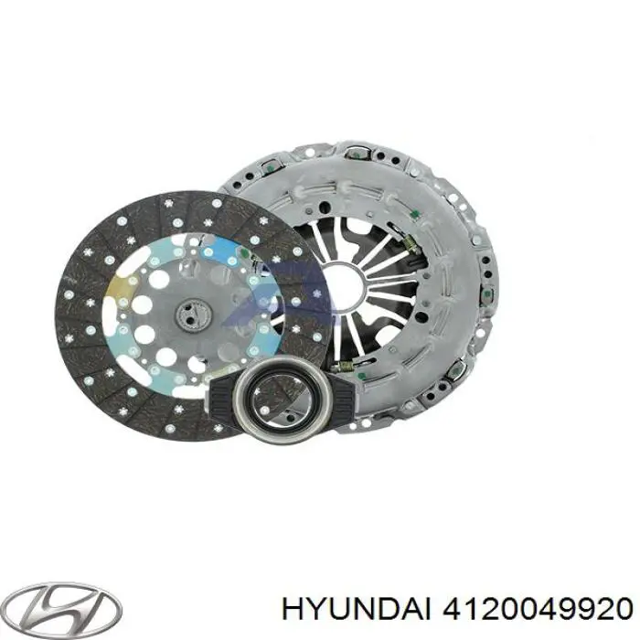 4120049920 Hyundai/Kia kit de embrague (3 partes)