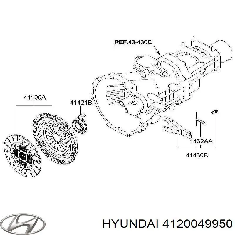 Mecanismo de embrague Hyundai/Kia 4120049950 precio, desde 273,64 EUR