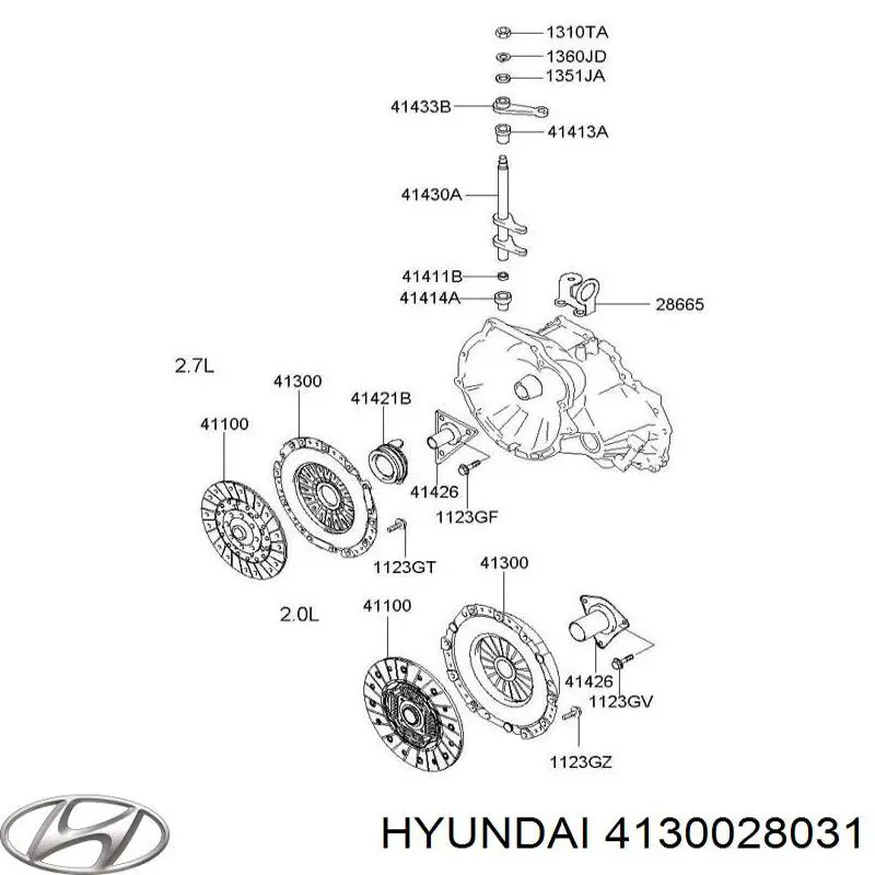 Comprar 4130028031 Hyundai/Kia Plato de presión de embrague