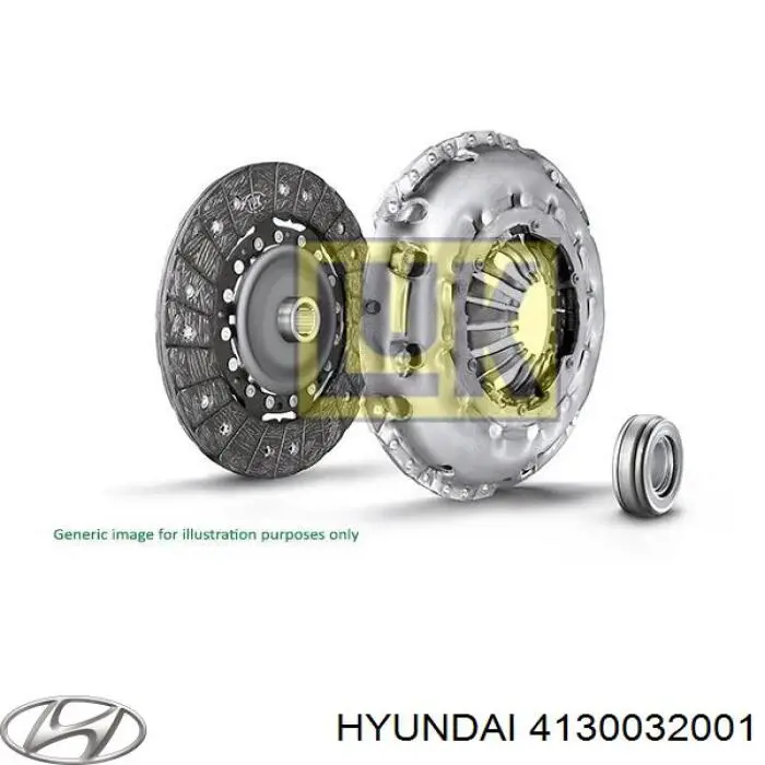 4130032001 Hyundai/Kia plato de presión del embrague