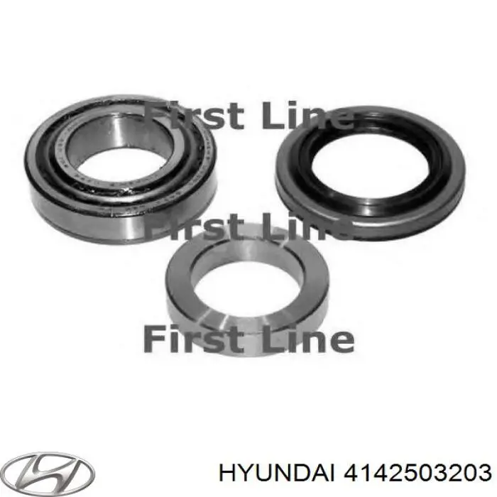 4142503203 Hyundai/Kia anillo retén, cubo de rueda delantero