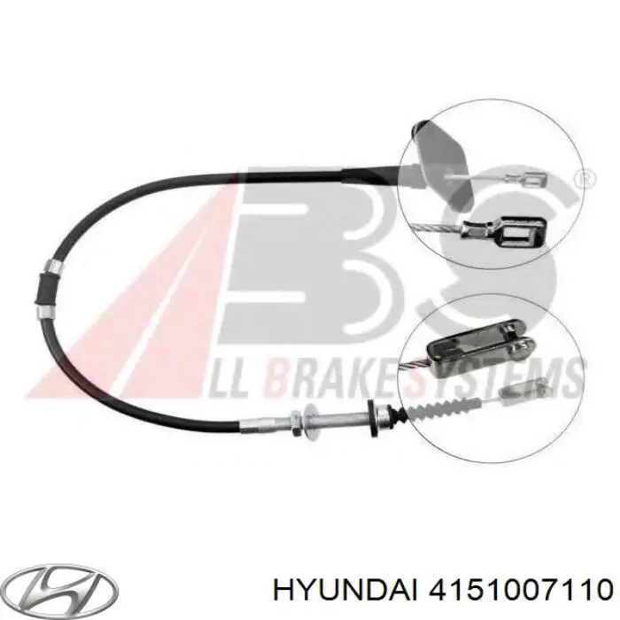 Cable de embrague Hyundai/Kia 4151007110 precio, desde 20,96 EUR