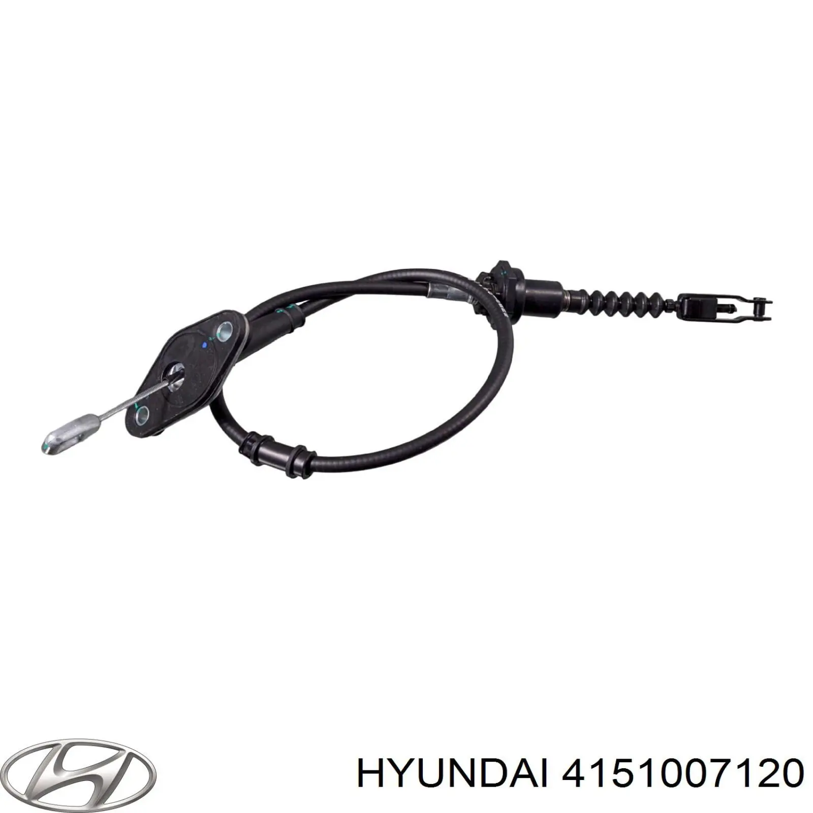 4151007120 Hyundai/Kia Cable de accionamiento del embrague