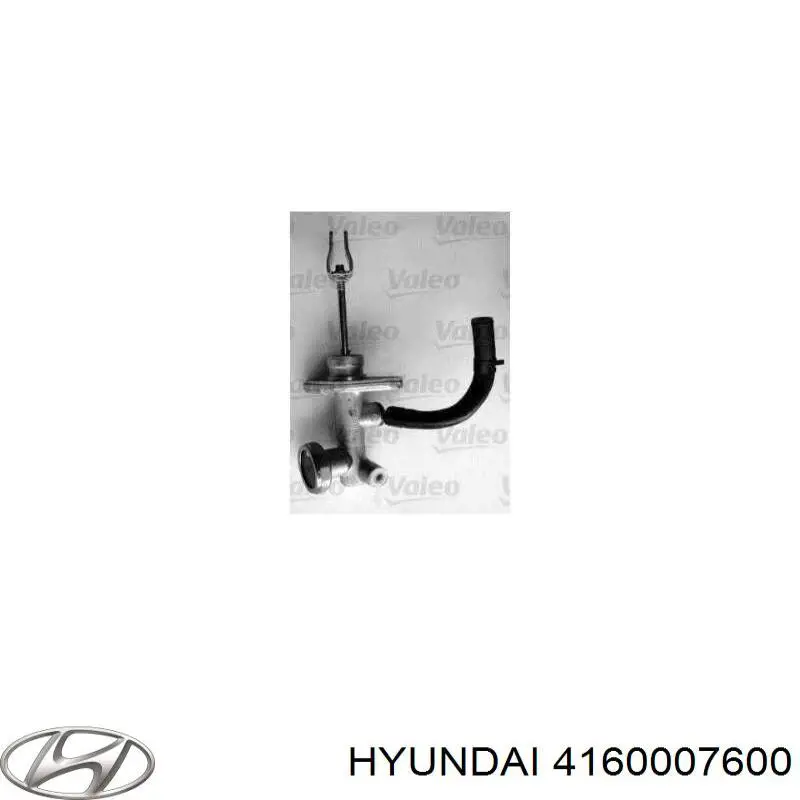 4160007600 Hyundai/Kia cilindro maestro de embrague