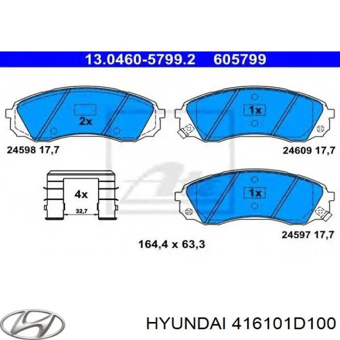 Cilindro de embrague Hyundai/Kia 416101D100 precio, desde 94,08 EUR