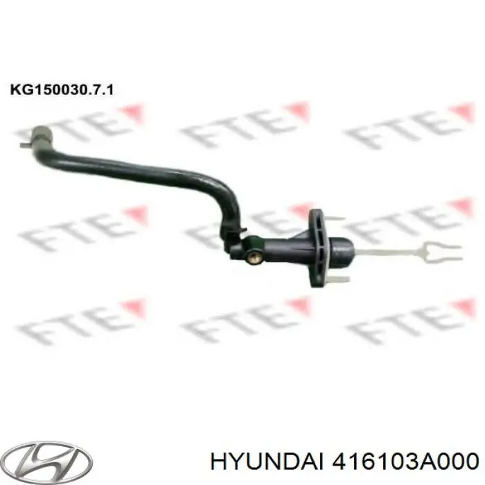 416103A000 Hyundai/Kia cilindro maestro de embrague