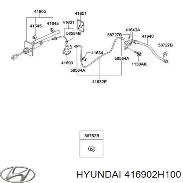 Válvula de control hidráulico del embrague Hyundai/Kia 416902H100 precio, desde 61,48 EUR