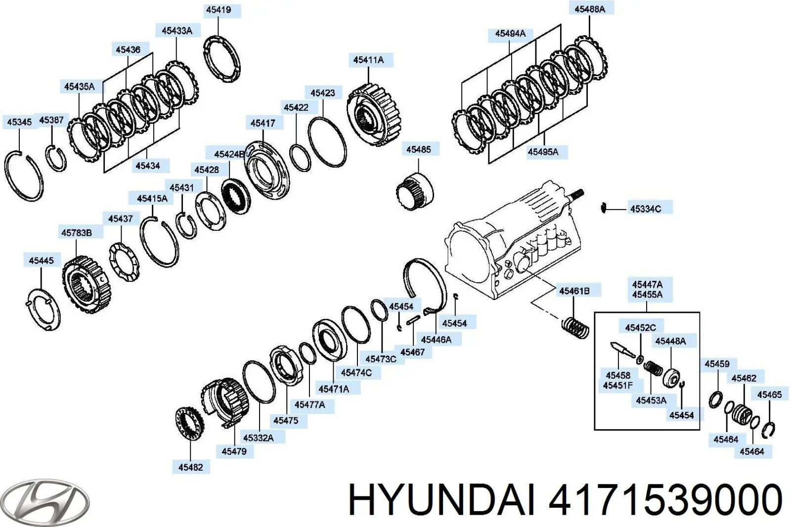 4171539000 Hyundai/Kia