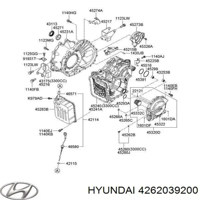 Captador de velocidad para Hyundai Coupe (GK)