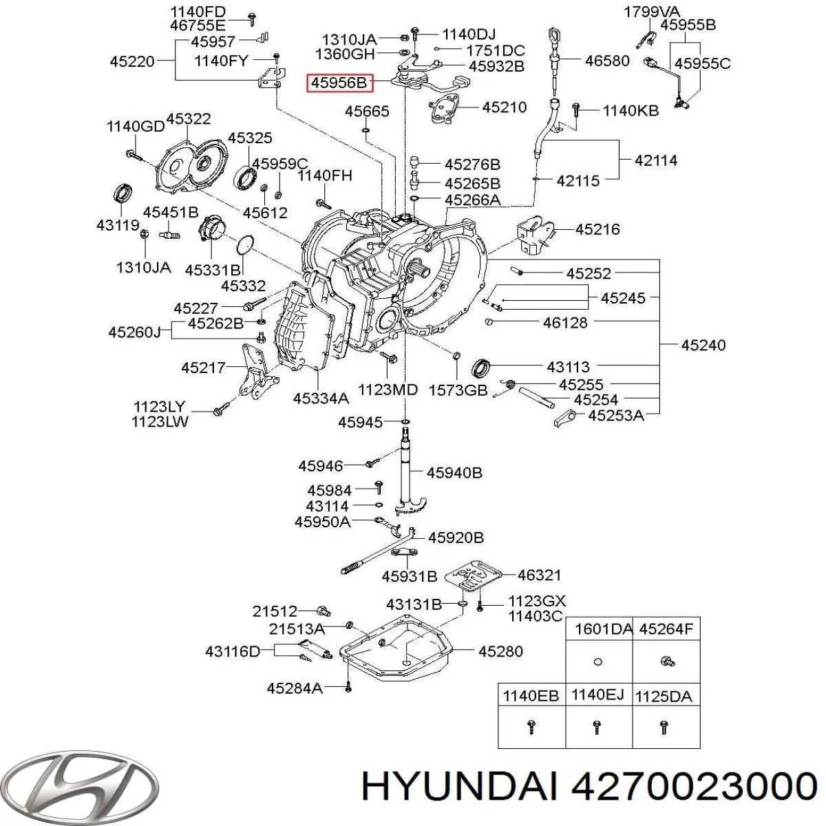 Comprar 4270023000 Hyundai/Kia Sensor de posición del selector de la transmisión automática