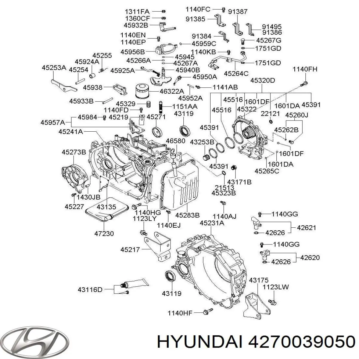 Interruptor de caja de cambios automática para Hyundai Sonata (NF)