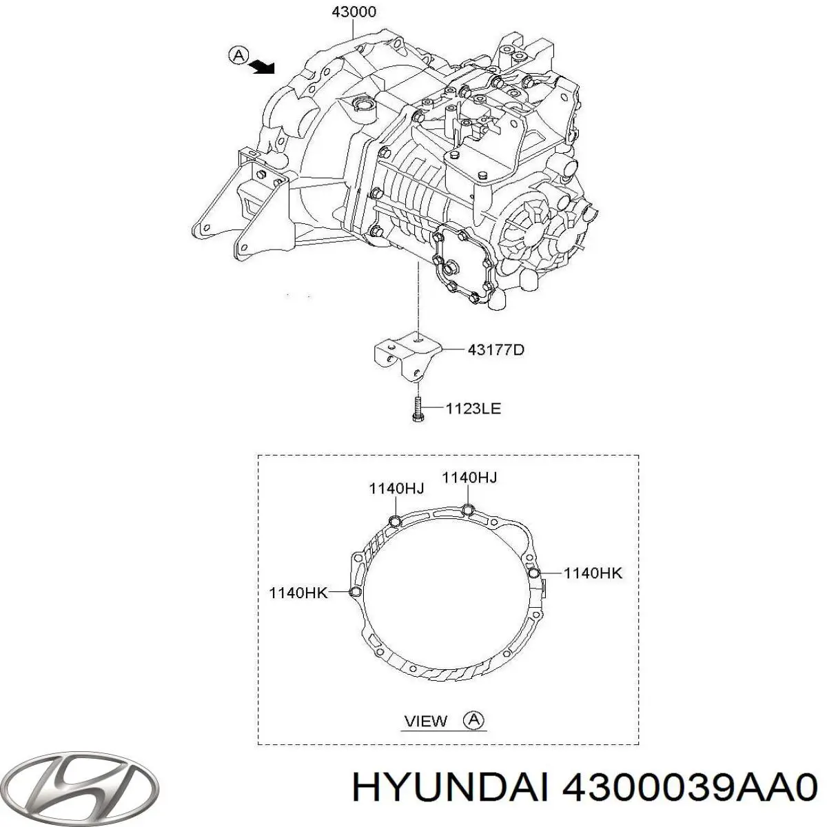 4300039AA0 Hyundai/Kia