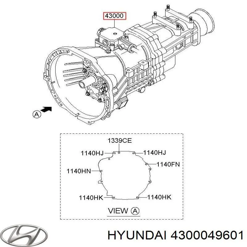 Caja de cambios mecánica Hyundai/Kia 4300049601 precio, desde 511,10 EUR