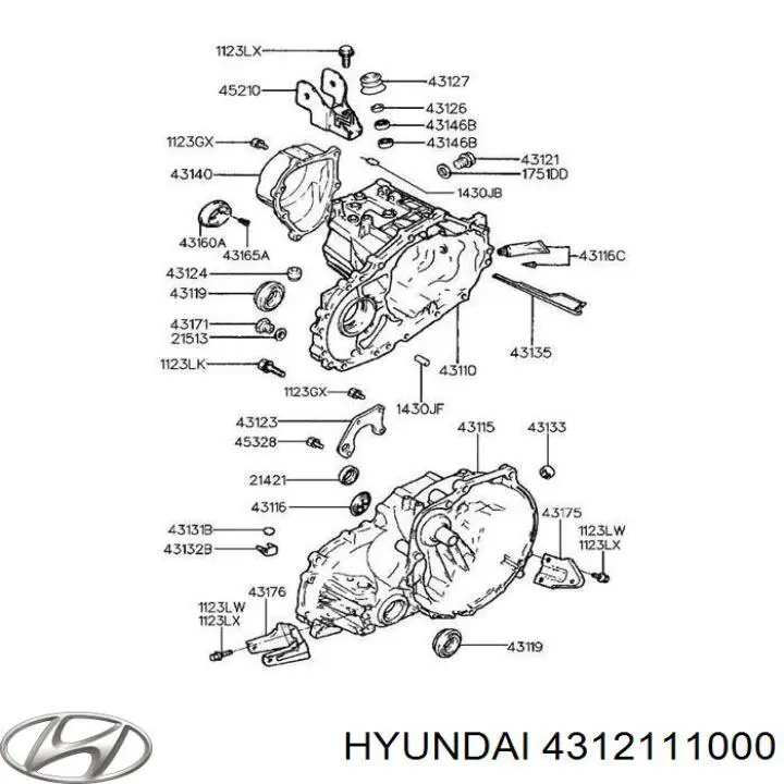 4312111000 Hyundai/Kia