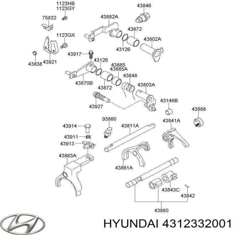 4312332001 Hyundai/Kia