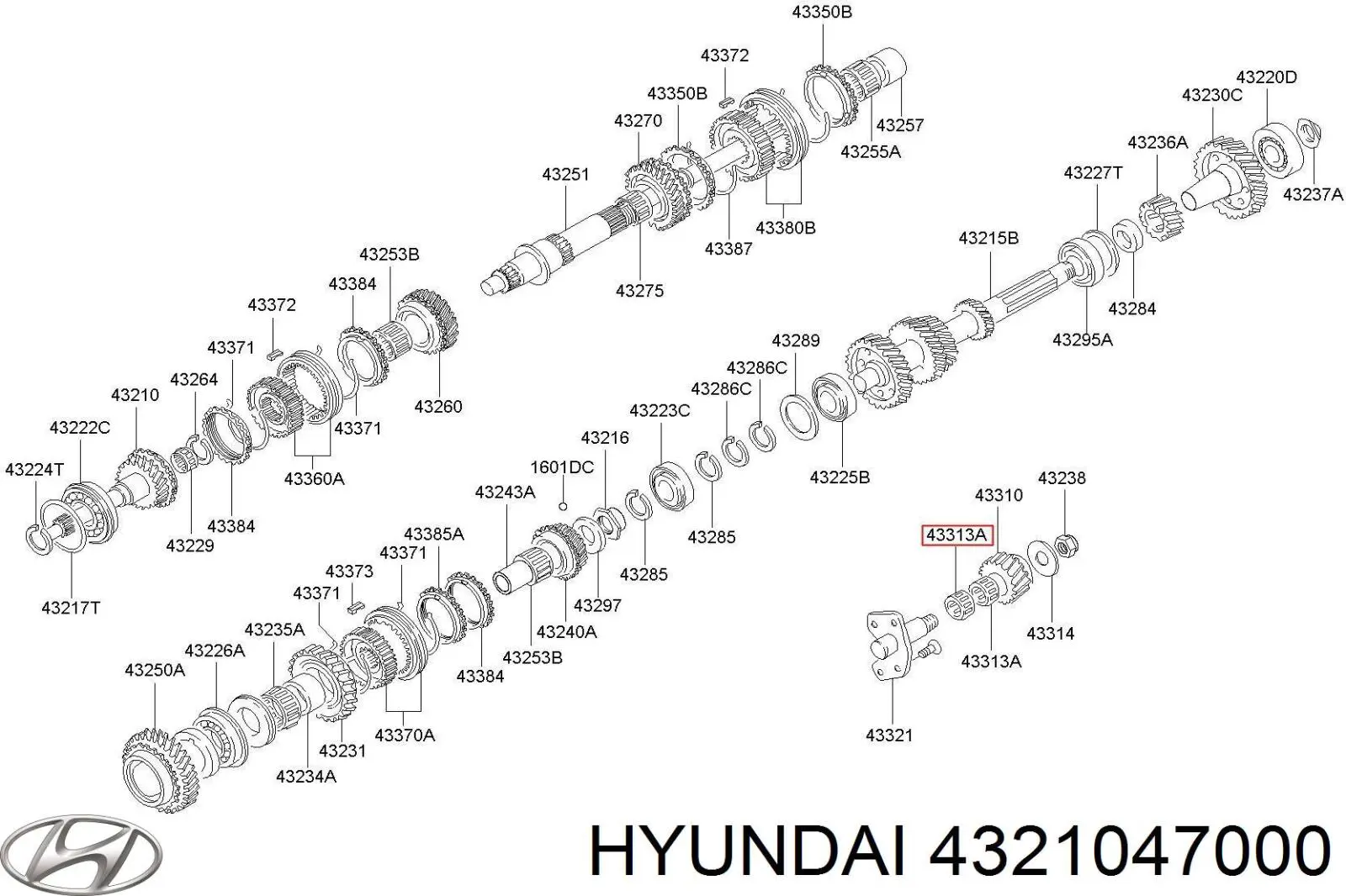 4321047000 Hyundai/Kia