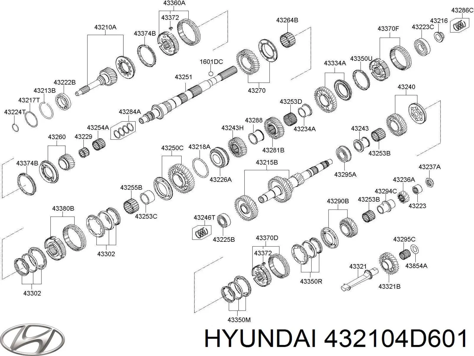 432104D601 Hyundai/Kia