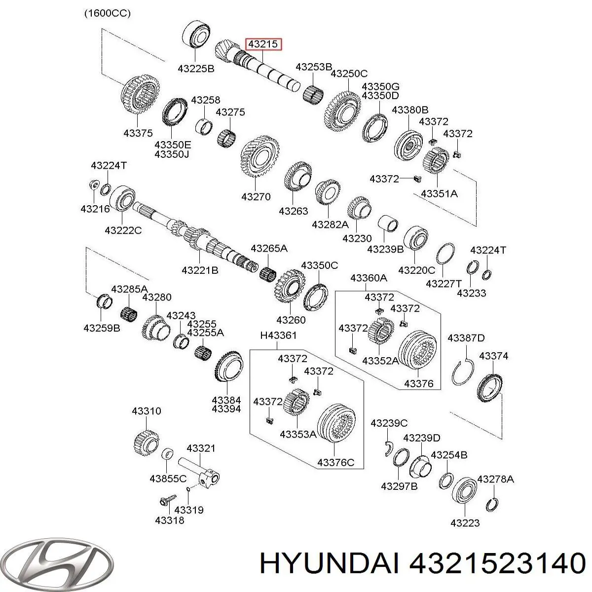 4321523140 Hyundai/Kia