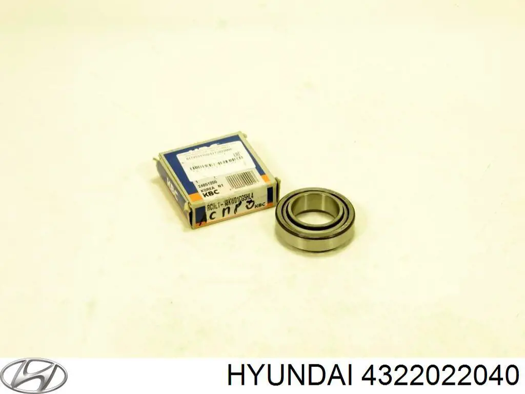 Rodamiento de piñón 4a marcha, caja de cambios para Hyundai Accent (LC)