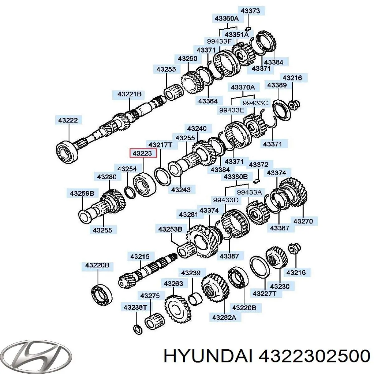 4322302500 Hyundai/Kia