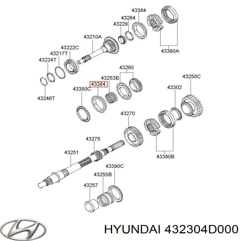 432304D000 Hyundai/Kia