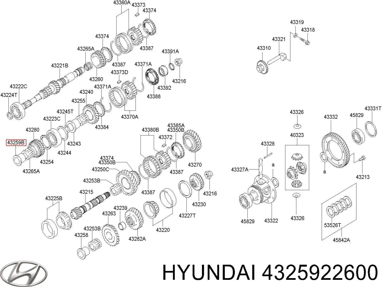 4325922600 Hyundai/Kia